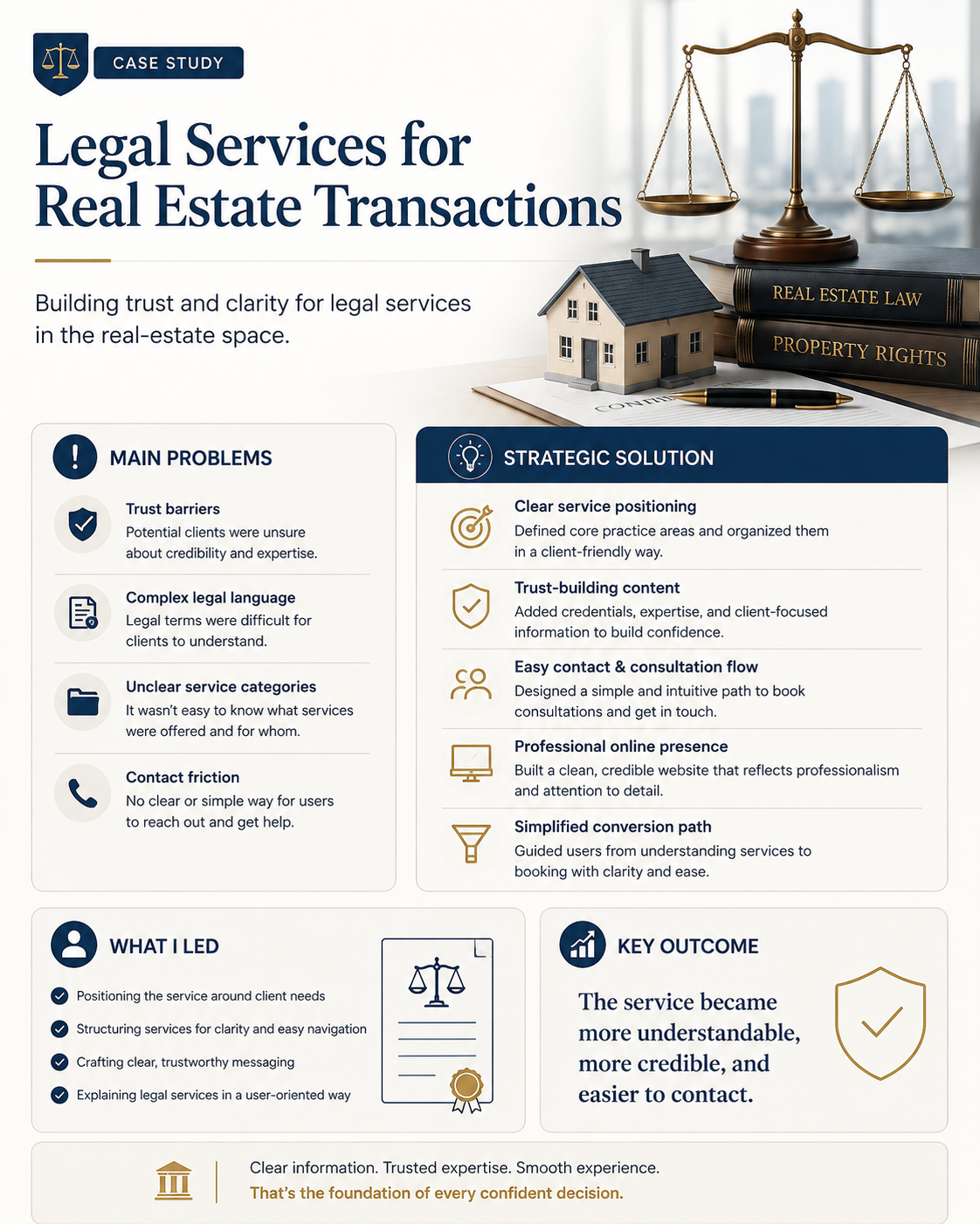 Real Estate Legal Services case study visual